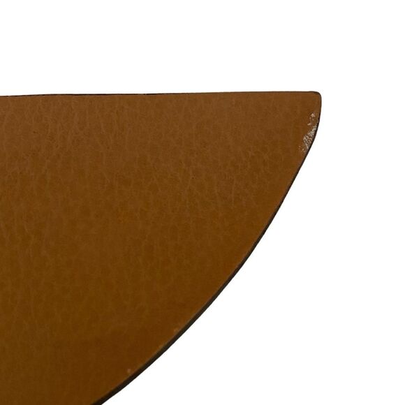 Chico’s Genuine Leather Belt With Stone Embedded Buckle Tan Size Small main image 5